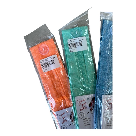 4 save your ears HEADBANDS • Buttons to Attach a Mask - Picture 2 of 6